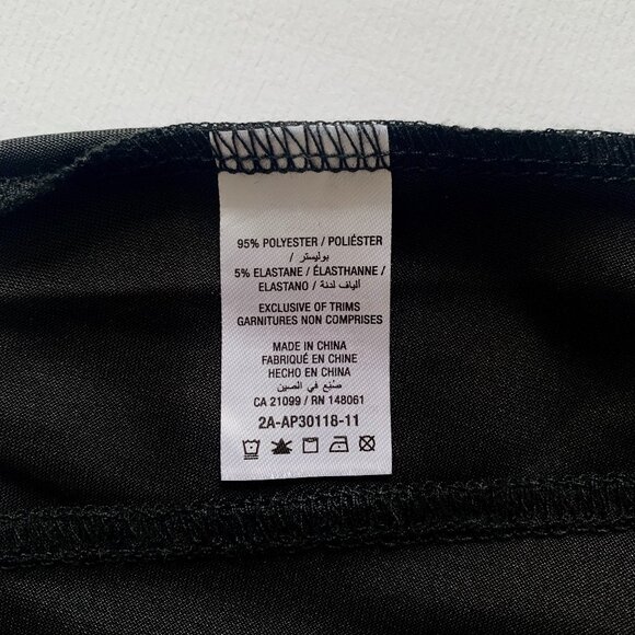 A.C.W. Black Satin Smocked Crop Top Bustier Corset Smock Goth Punk Romantic Emo - Picture 8 of 11